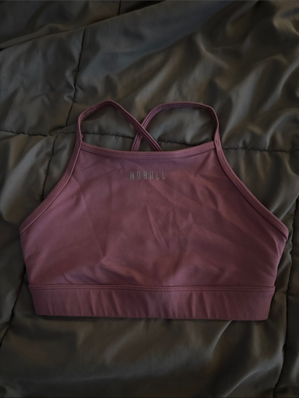 NOBULL Plum Crossback Sports Bra